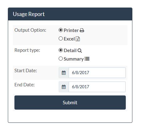 Usage Report